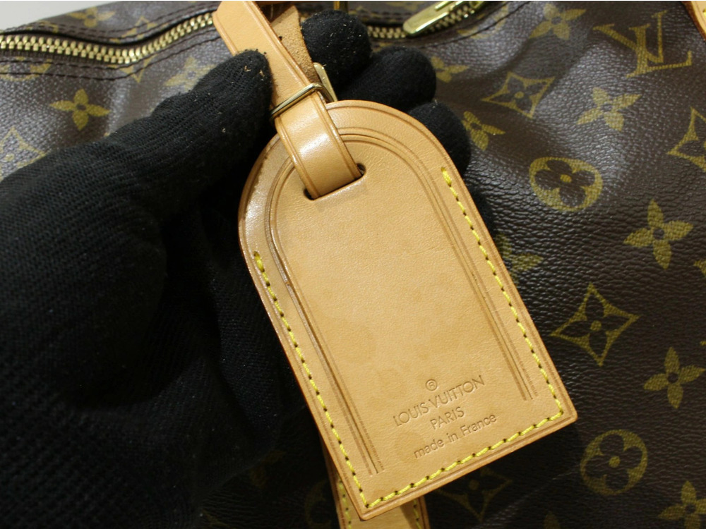 LOUIS VUITTON Keepall Bandouliere Monogram Brown Boston Bag Travel Shoulder
